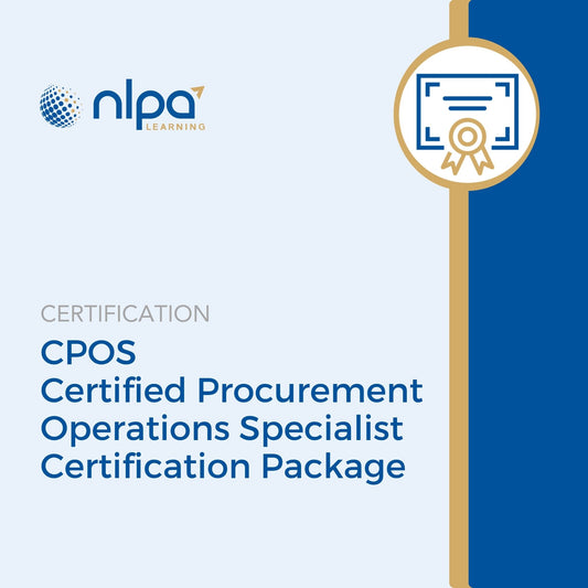 CPOS Certification [Certified Procurement Operations Specialist] Package